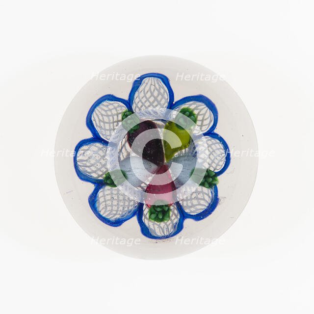 Paperweight, France, c. 1845-60. Creator: Saint-Louis Glassworks.