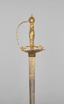 Dress Sword, Spain, 1743. Creator: Unknown.