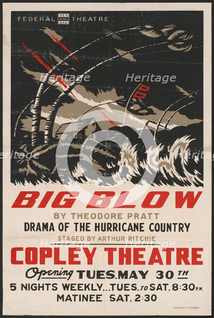 Big Blow, Boston, 1939. Creator: Unknown.