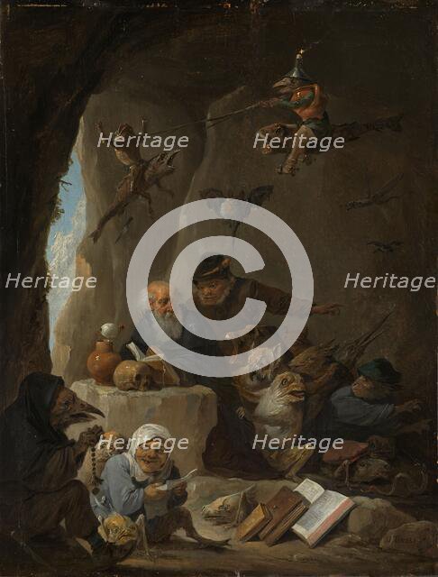 The Temptation of St Anthony, c.1645. Creator: David Teniers II.