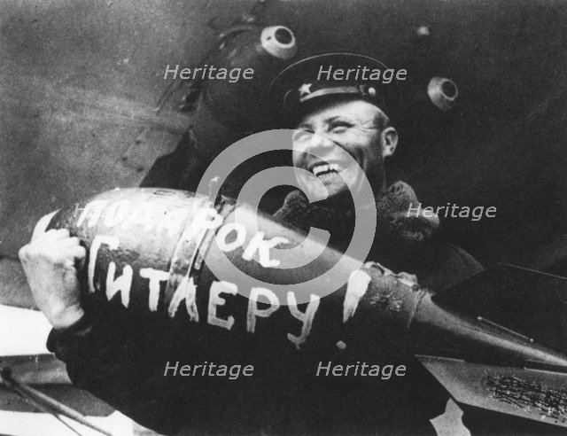 'A Present for Hitler', World War II, 1939-1945. Artist: Unknown