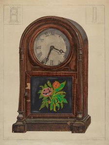 Mantle Clock, c. 1936. Creator: John Cutting.