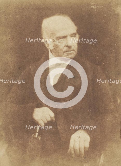 Rev. Dr. Thomas Chalmers (?), 1843-47. Creators: David Octavius Hill, Robert Adamson, Hill & Adamson.