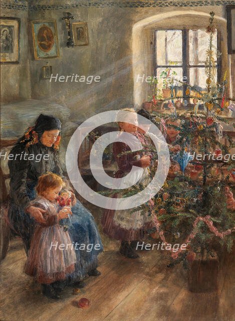 On Christmas day. Creator: Czech, Emil (1862-1929).