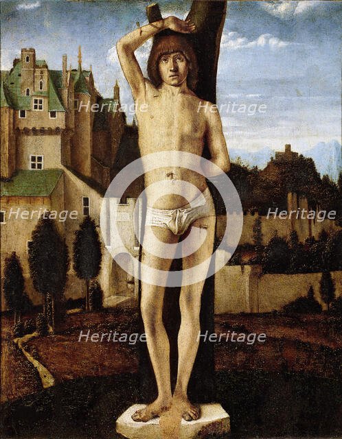 Saint Sebastian, c. 1480. Creator: Montagna, Bartolomeo (1449-1523).
