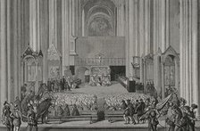 Session of the Council of Trent in 1555, (1877).  Creator: Jules Jean Marie Joseph Huyot.