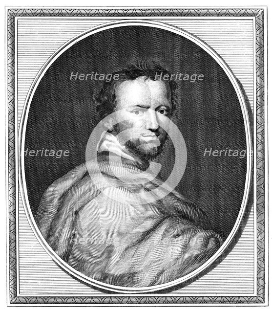 Ben Jonson, English dramatist, poet and actor, (1785).Artist: Goldar