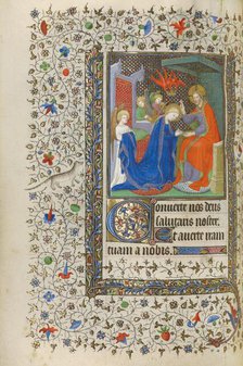 The Coronation of the Virgin; Book of Hours, about 1415-1420. Creators: Boucicaut Master, Workshop of the Boucicaut Master.