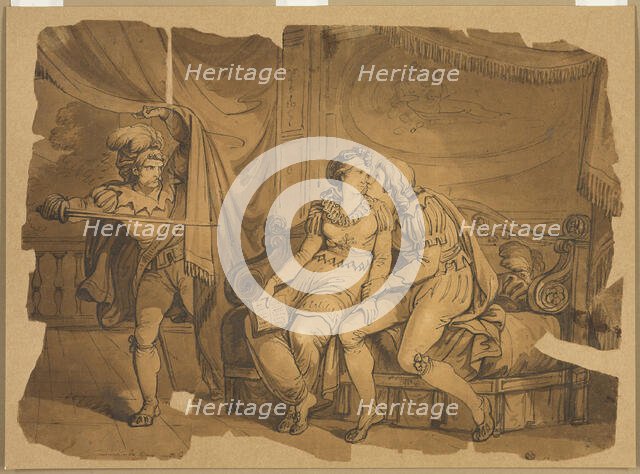 Paolo and Francesca, 1811. Creator: Bartolomeo Pinelli.