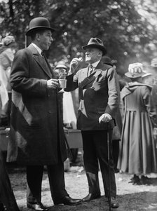 Red Cross Luncheon On General Scott's Lawn - Charles D. Norton, Left, 1917. Creator: Harris & Ewing.