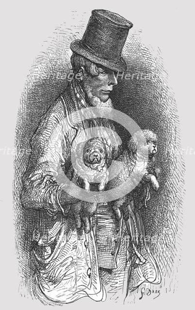 'The West End Dog Fancier', 1872.  Creator: Gustave Doré.