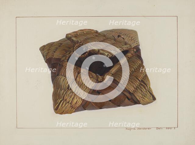 Sewing Basket, c. 1938. Creator: Regina Henderer.