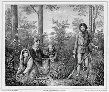 Inhabitants of Kamchatka, 19th century. Creators: Friedrich Heinrich Kittlitz, Victor Adam, Jean Louis Tirpenne.