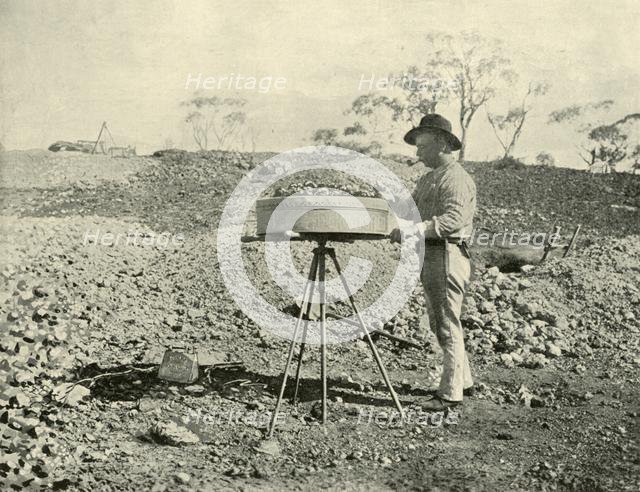 'Prospecting a Lease', 1901. Creator: Unknown.