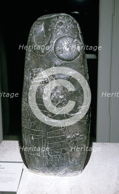 Kudurru of Nazimarut-Tash, Susa, Kassite period, 12th century BC. Artist: Unknown