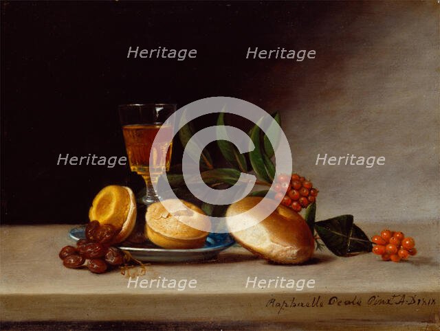 Still Life with Wine Glass, 1818. Creator: Raphaelle Peale.