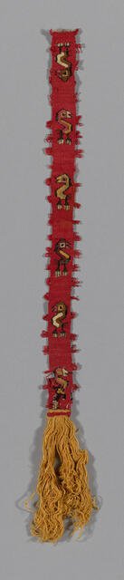 Fragment (Band), Peru, A.D. 1000/1476. Creator: Unknown.