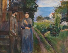 Summer Evening, 1889. Creator: Edvard Munch.