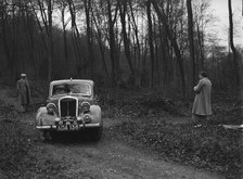 Standard Twelve at the Standard Car Owners Club Southern Counties Trial, Hale Wood, Chilterns, 1938. Artist: Bill Brunell.