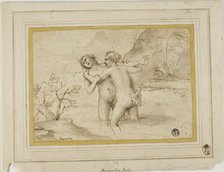 Salmacis and Hermaphroditus, n.d. Creator: Pasquale de' Rossi.
