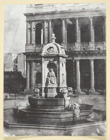 Place Saint-Sulpice, 1842/50, printed 1965. Creator: Hippolyte Bayard.