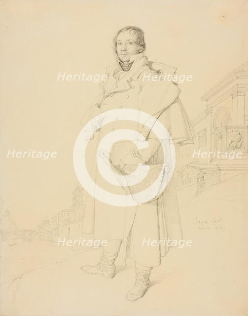 Charles François Mallet, Civil Engineer, 1809. Creator: Jean-Auguste-Dominique Ingres.