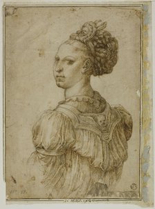 Ideal Bust of a Woman, n.d. Creator: Bartolomeo Passarotti.