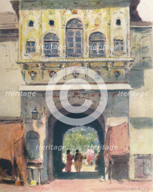 'A Ruined Palace', 1905. Artist: Mortimer Luddington Menpes.