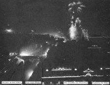 'Le jour de gloire; panorama de Paris illumine le soir de 14 juillet 1919, vu d'une des tour...1919. Creator: Famechon et Queste.