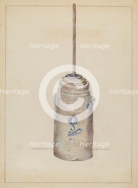 Churn, 1935/1942. Creator: Mary Berner.