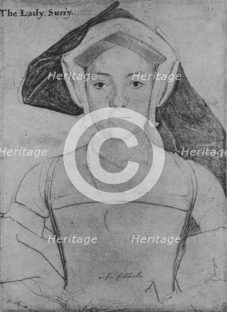 'Frances, Countess of Surrey', c1532-1533 (1945). Artist: Hans Holbein the Younger.