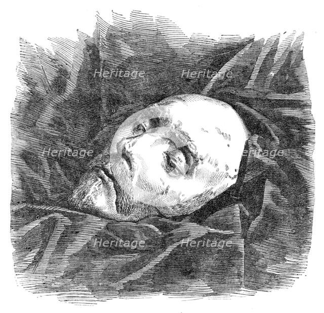 Cast of Shakspeare's face, 1864. Creator: Unknown.