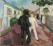 The Fight. Artist: Munch, Edvard (1863-1944)