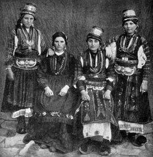 Romany women, Albania, 1922.Artist: Underwood & Underwood