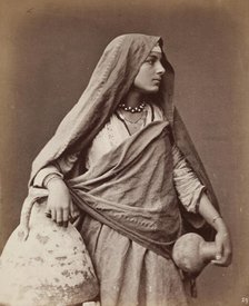 Egyptian Woman, 1876. Creator: Carlo Naya.