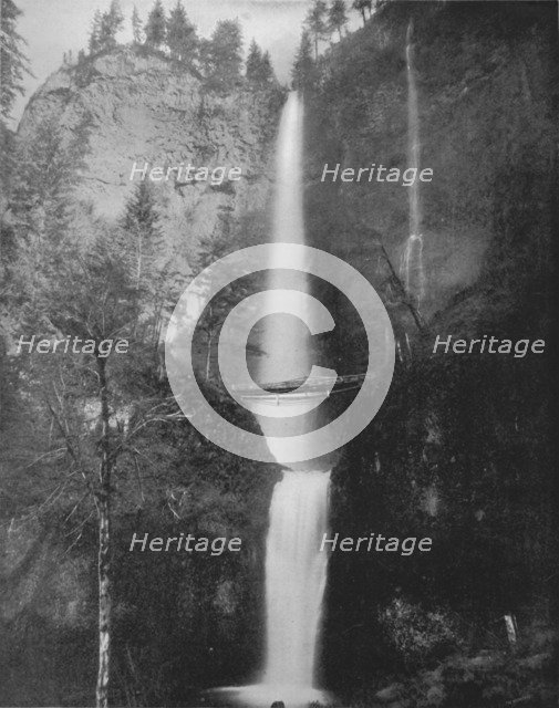 'Multinomah Falls', 19th century. Artist: Unknown.