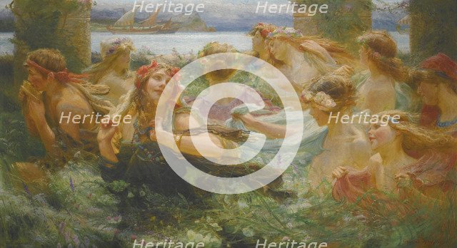 On the way to the festival.