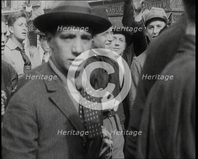 Italian men, 1922. Creator: British Pathe Ltd.