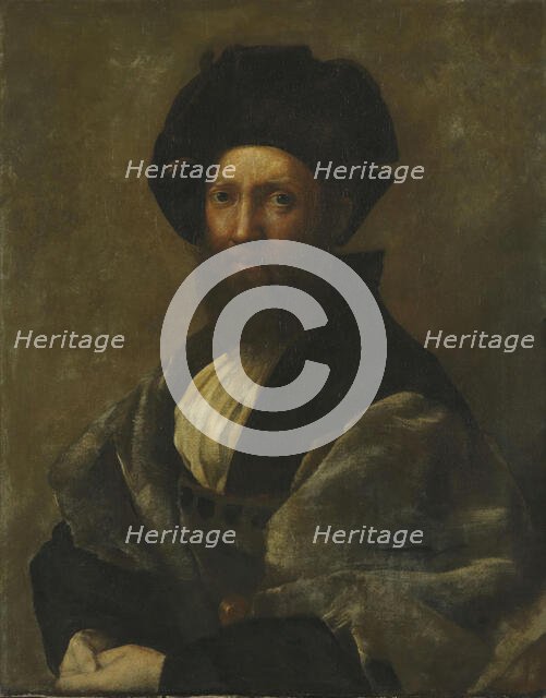 Portrait of B. Castiglione. Copy after Raphael, probably 1878-1879. Creator: Hans Heyerdahl.