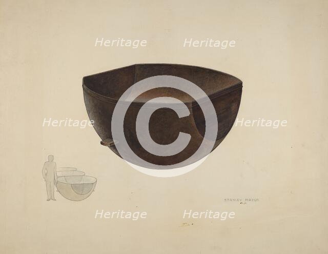 Soup Kettle, c. 1938. Creator: Stanley Mazur.