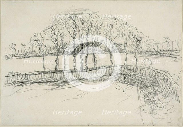 Pasture in Normandy, c. 1870–71. Creator: Jean Francois Millet.