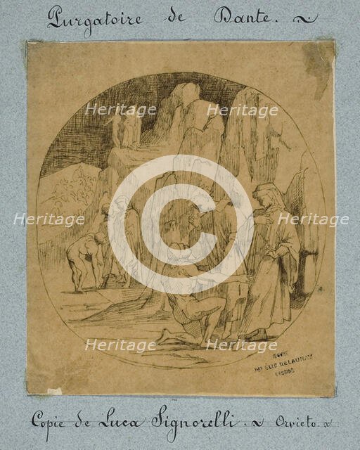 Dante's Purgatory, c. 1857. Creator: Jules Elie Delaunay.