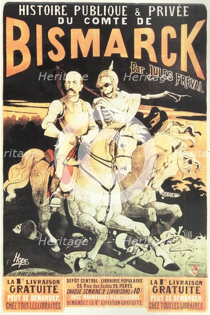 The public and private history of Count Bismarck, 1883. Artist: Choubrac, Léon (1847-1885)