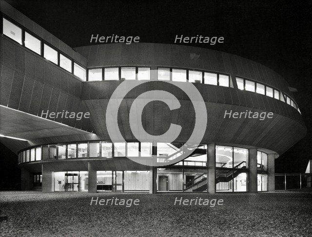 Control room, Fawley Power Station, Hampshire, 1968. Artist: John Pantlin.
