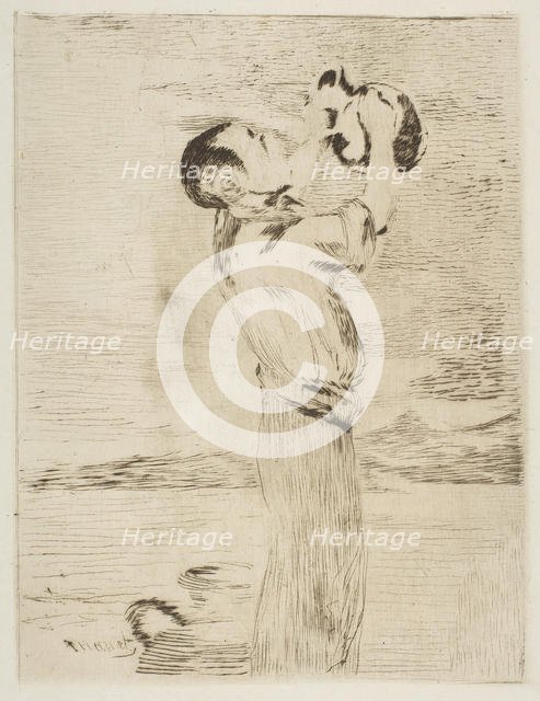 The Water Drinker, 1870-74. Creator: Edouard Manet.