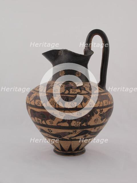 Oinochoe (Pitcher), 640-625 BCE. Creator: Unknown.