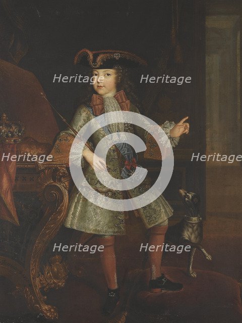 Portrait of the King Louis XV (1710-1774) as Child, 1717.