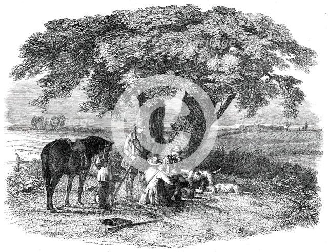 The First of September - the Luncheon - drawn by Duncan, 1850. Creator: Unknown.