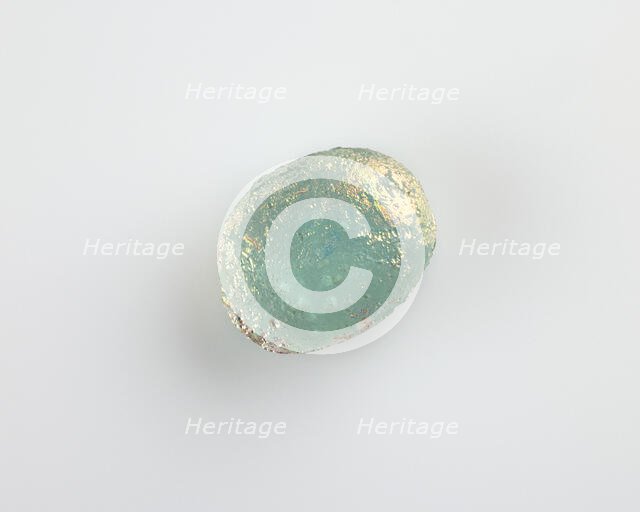 Button bead, Ptolemaic Dynasty, 3rd century BCE. Creator: Unknown.