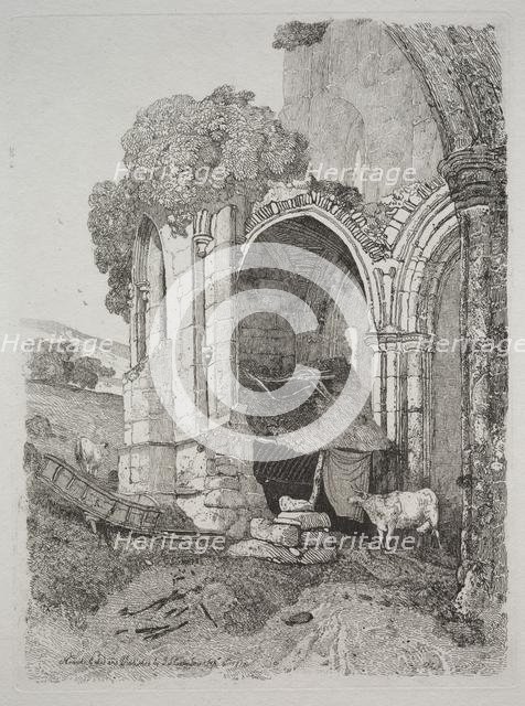 Rievaulx Abbey, Yorkshire, 1810. Creator: John Sell Cotman (British, 1782-1842).